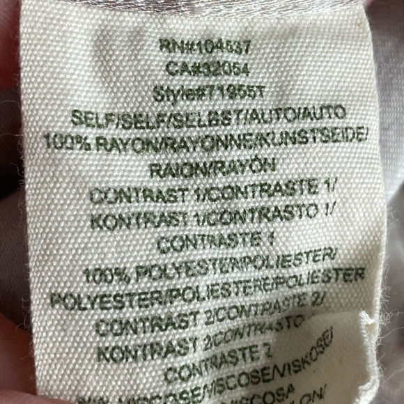 Anthropologie x Tiny Valetta Top Loungewear Neutral Patchwork Short Sleeve | XS - Picture 13 of 13